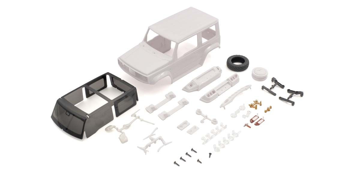 Kyosho Suzuki Jimny Sierra White Body Set KYOMXN03