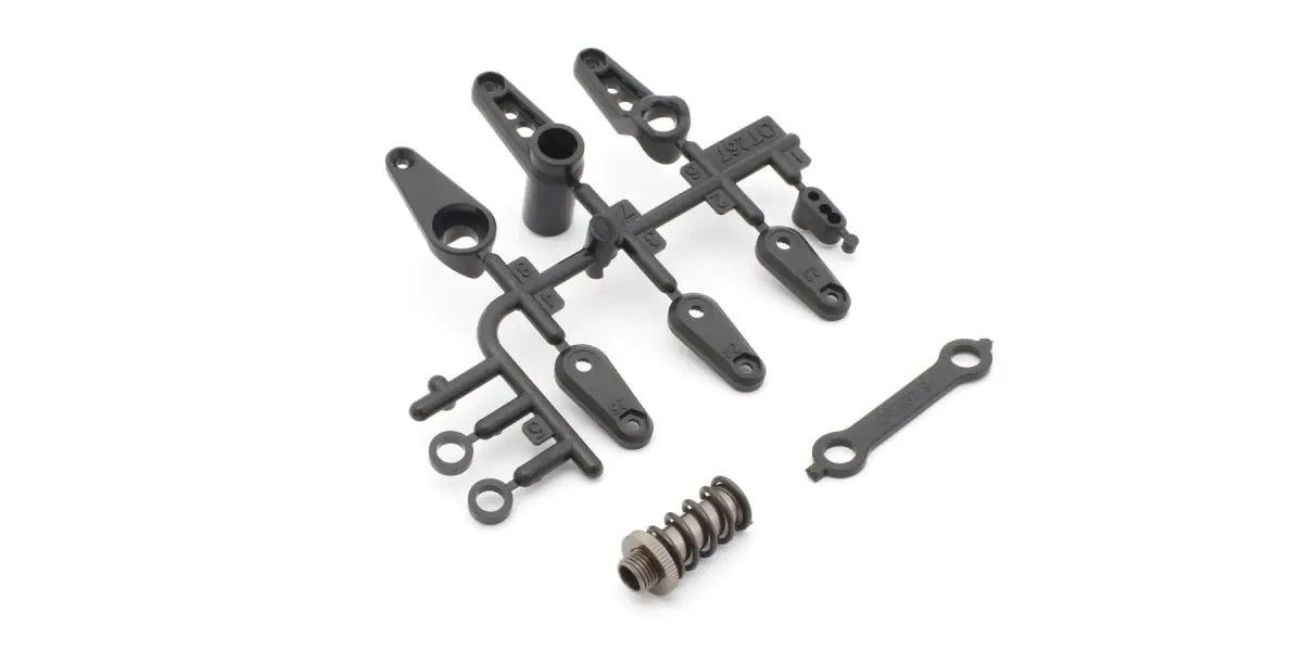Kyosho Servo Saver Set (Gunmetal/87' WC Optima Mid) KYOOT267GM