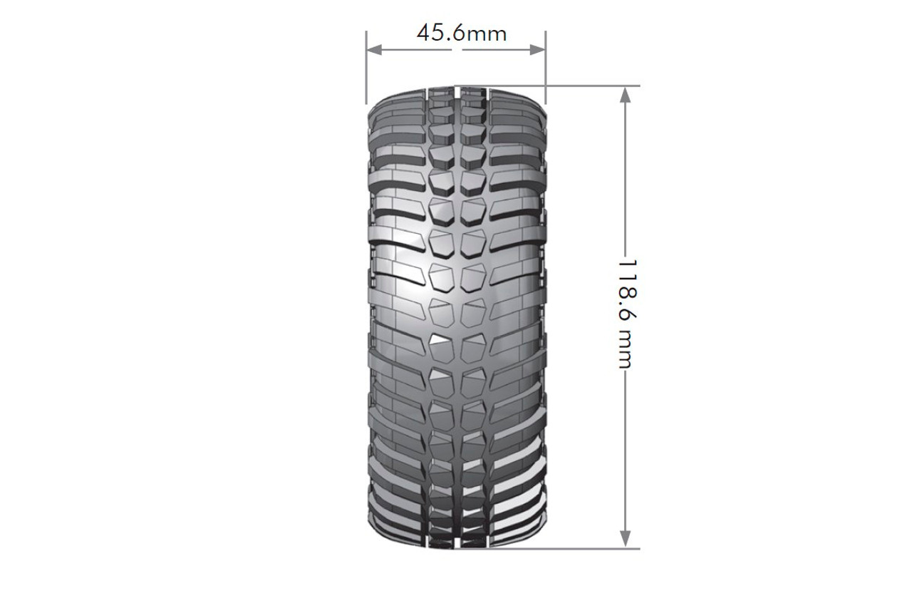 CR-Ardent 1/10 1.9" Crawler Tires, 12mm Hex, Super Soft, CR-Ardent 1/10 1.9" Crawler Tires, 12mm Hex, Super Soft,