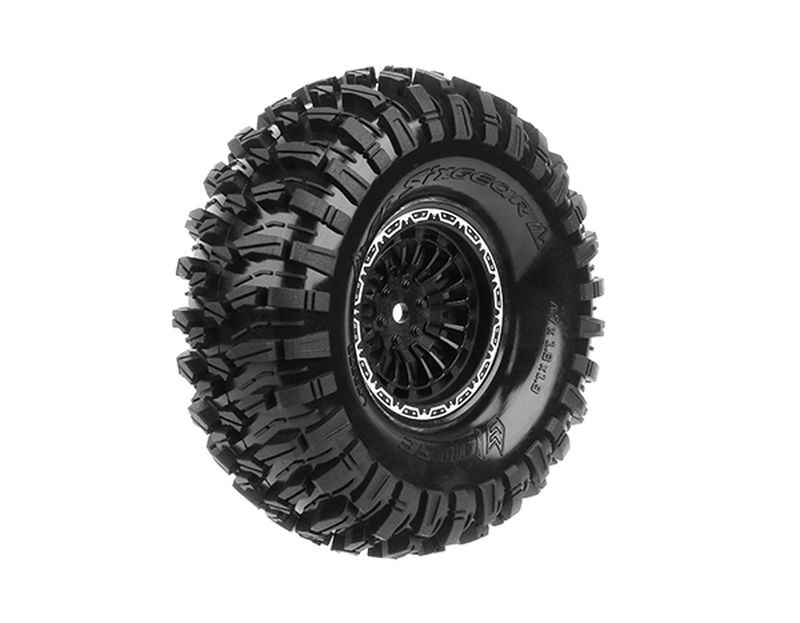 Louise R/C CR-Sixgear 1/10 1.9" Crawler Tires, Super Soft, (2) LOULT3370VI