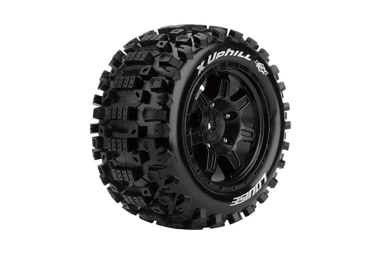MFT X-Uphill Sport Monster Truck Tires, 24mm Hex, Mounted MFT X-Uphill Sport Monster Truck Tires, 24mm Hex, Mounted