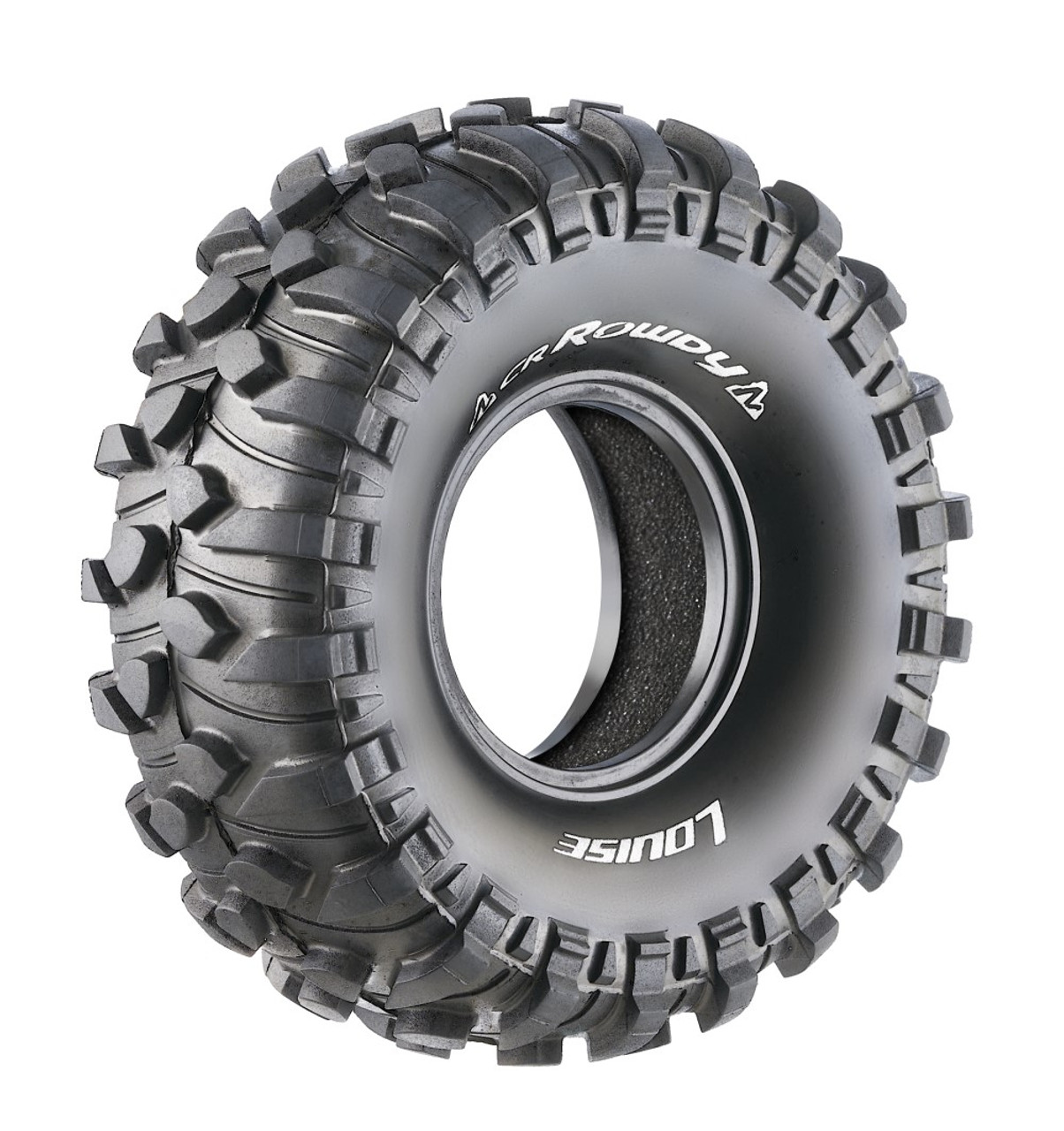 CR-Rowdy 1/10 1.9" Crawler Tires, Super Soft, Front/Rear CR-Rowdy 1/10 1.9" Crawler Tires, Super Soft, Front/Rear