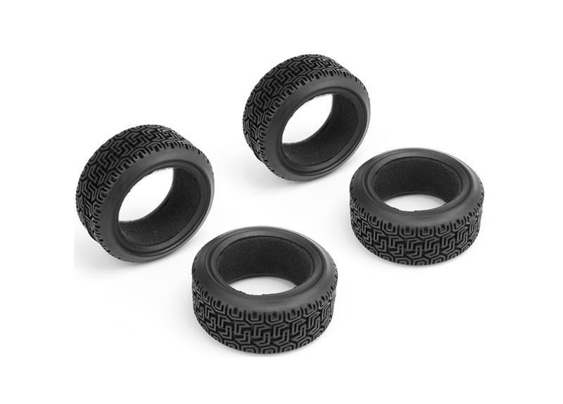 Louise R/C 1/10 Rally Tires 26mm (4pcs), for LRX Rally, Fits LDX Drift, LOUNHA491