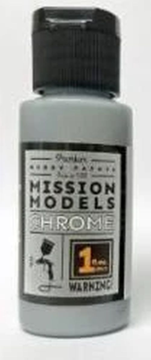Mission Models Acrylic Model Paint 1oz Bottle Chrome MIOMMC-001