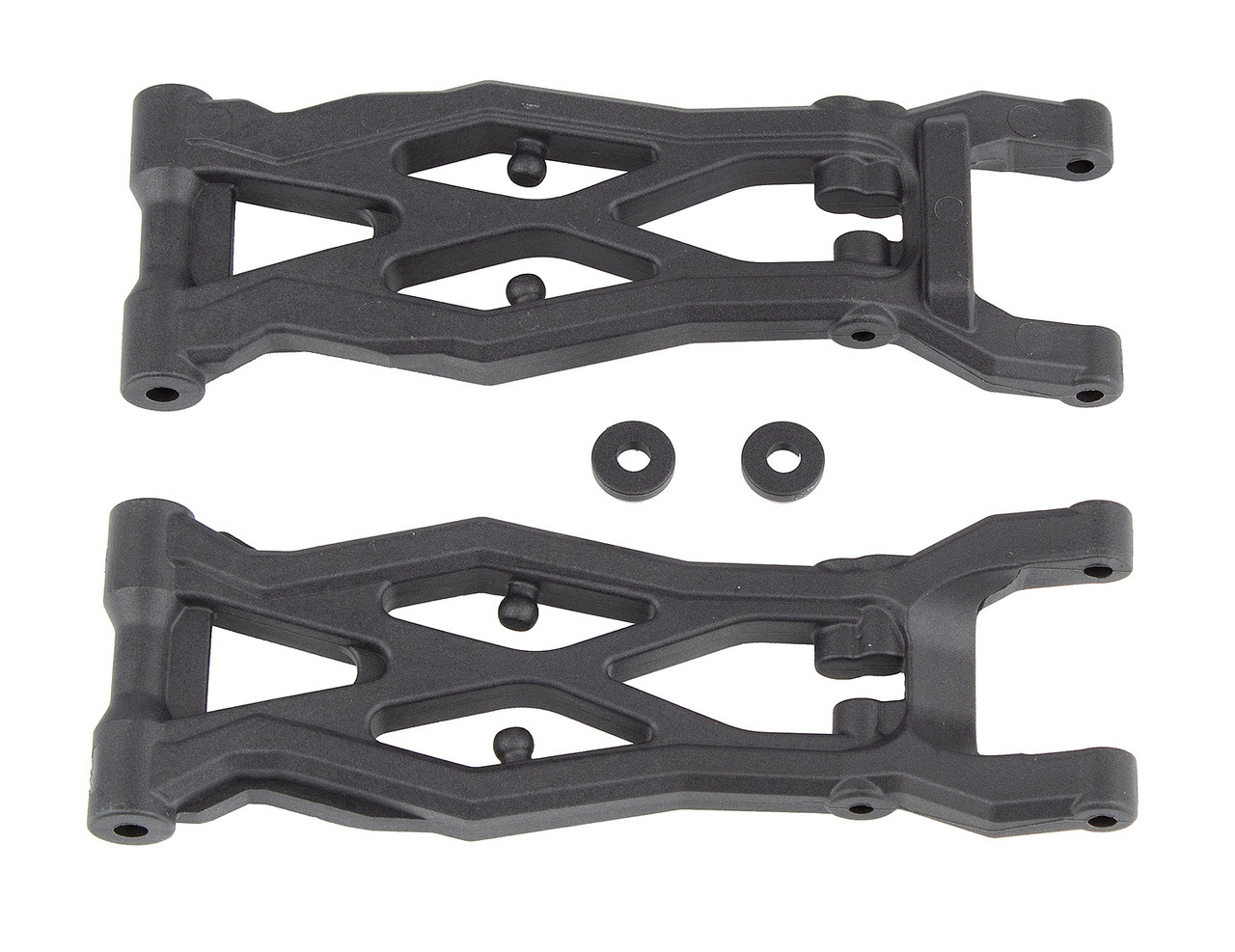 Team Associated RC10T6.2 FT Rear Suspension Arms, Gull Wing, Carbon Fiber ASC71141