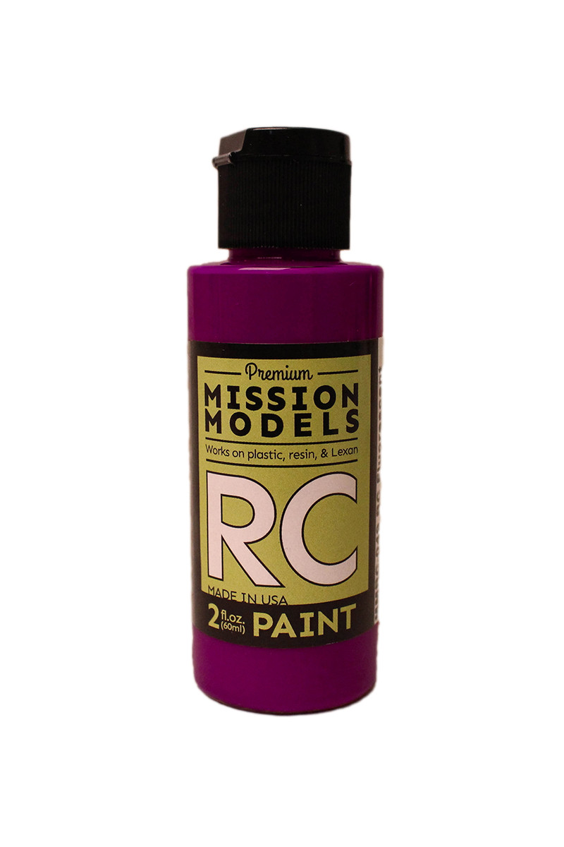 Mission Models RC Paint 2 oz bottle Fluorescent Racing Violet MIOMMRC-049