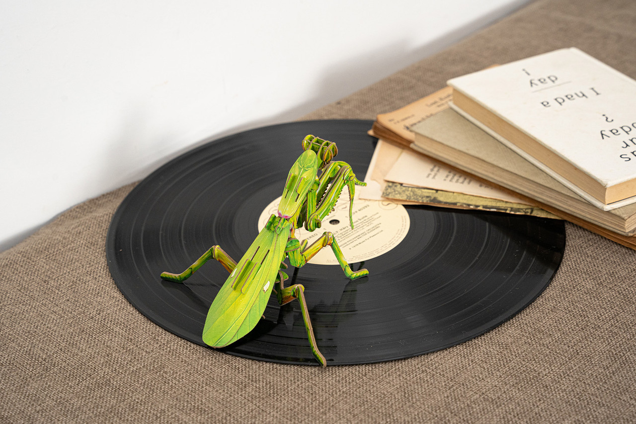 Giant Praying Mantis 3D Kraft Paper Puzzle Giant Praying Mantis 3D Kraft Paper Puzzle