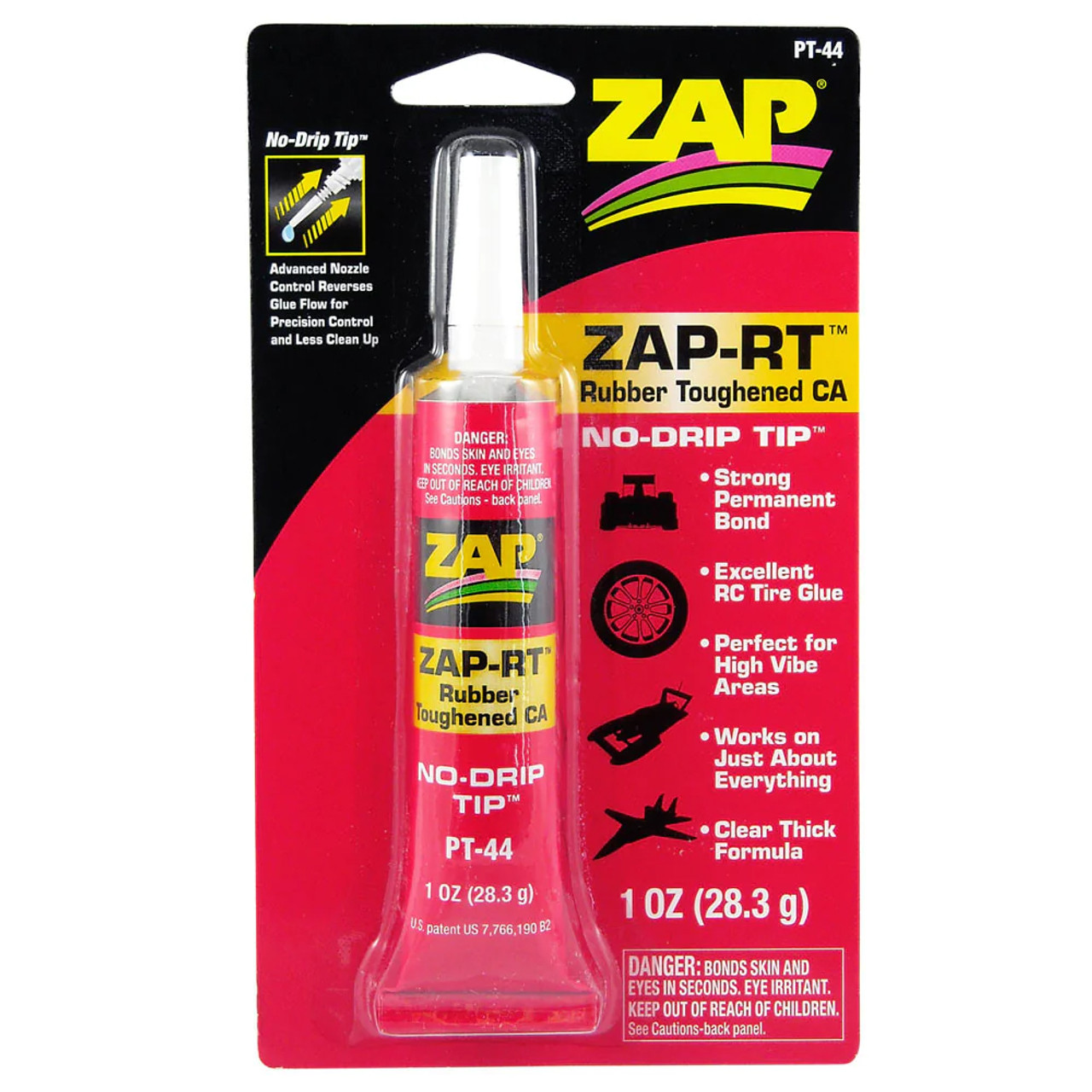 Zap-RT Rubber Toughened CA 1oz Tube Zap-RT Rubber Toughened CA 1oz Tube