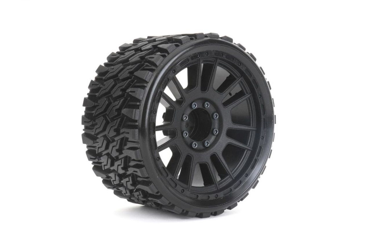 1/8 MT 4.0 Prophet Belted Mounted Tires w/Removable Hex 1/8 MT 4.0 Prophet Belted Mounted Tires w/Removable Hex