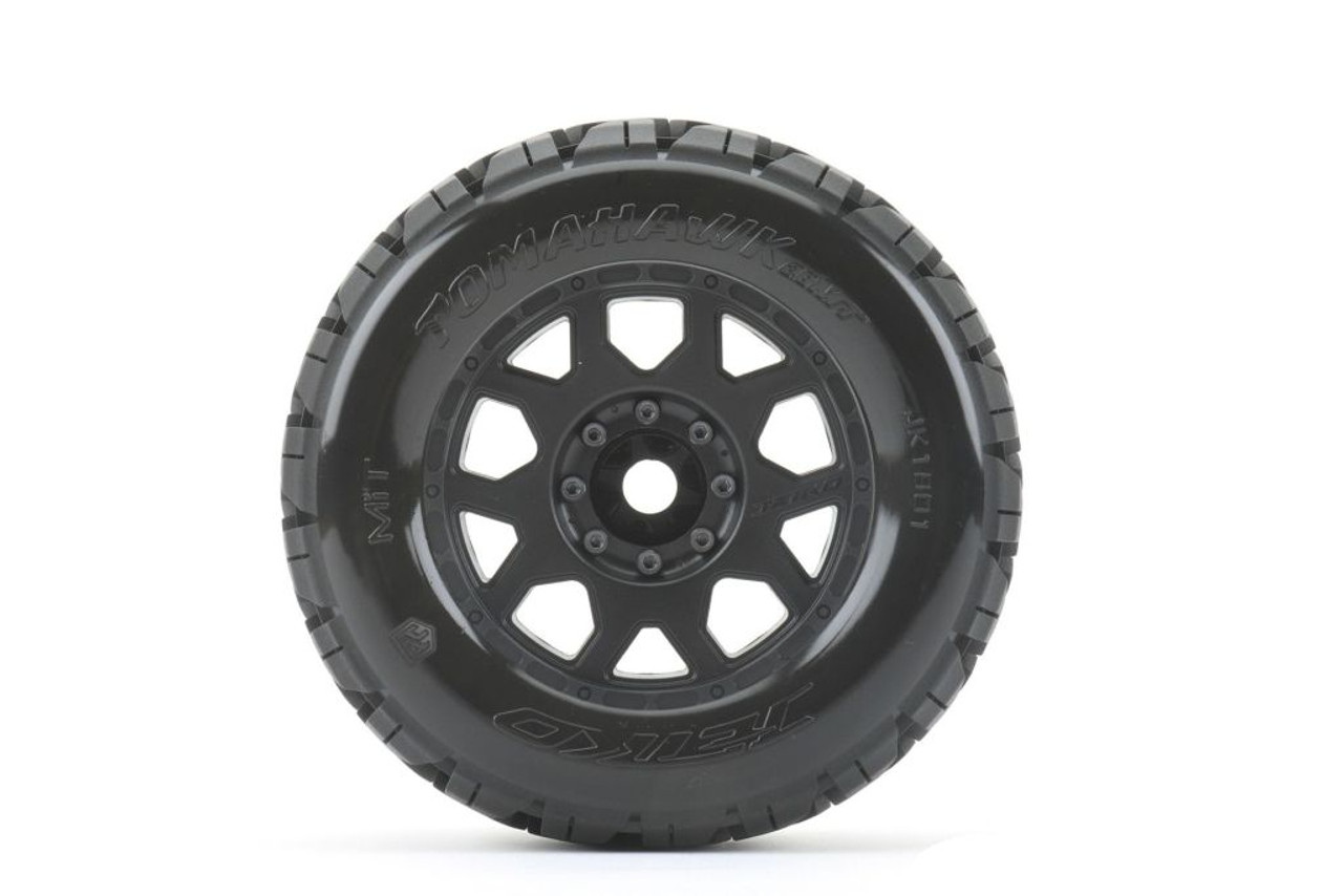 1/8 MT 3.8 Tomahawk Belted Mounted Tires w/ Removable Hex 1/8 MT 3.8 Tomahawk Belted Mounted Tires w/ Removable Hex