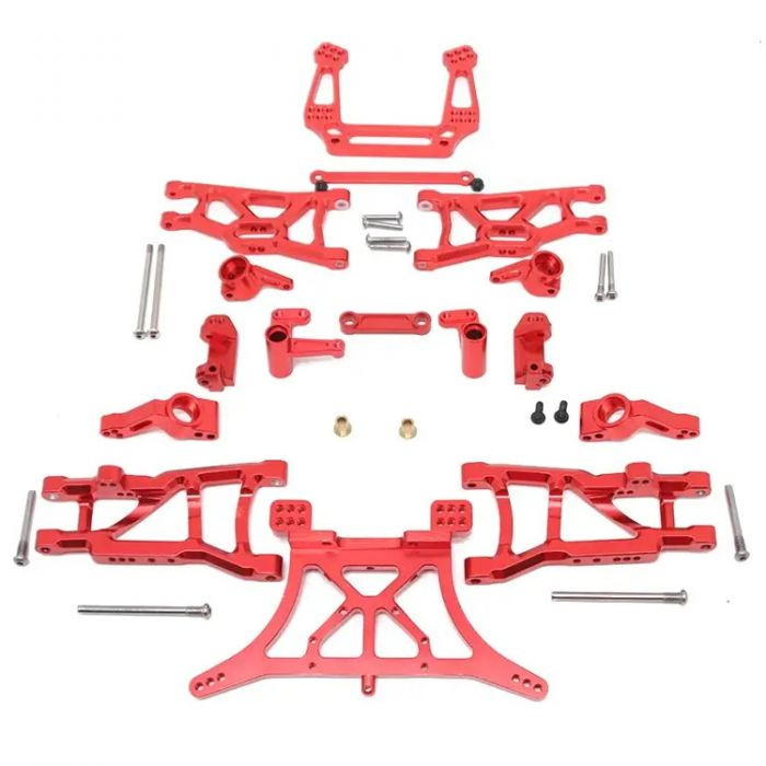 Power Hobby Aluminum Upgrade Kit 2WD, for Traxxas Slash/Rustler/Stampede PHB5329