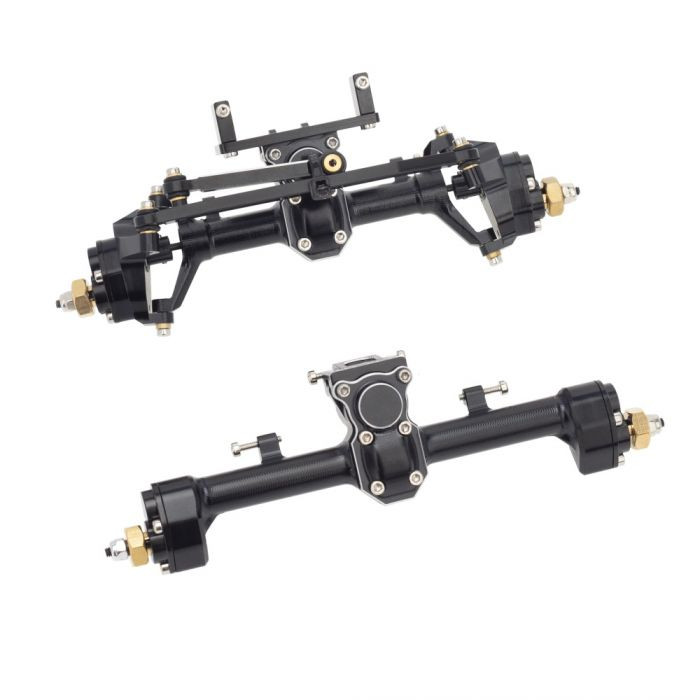 Power Hobby Front and Rear Portal Axles Housing SCX24 C10 Jeep Bronco PHB5197