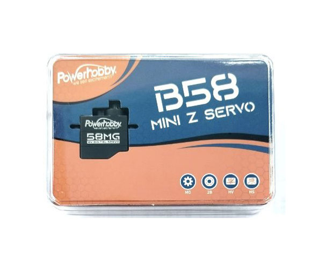 58MG Programmable High Speed / Torque Digital Servo Mini-Z 58MG Programmable High Speed / Torque Digital Servo Mini-Z