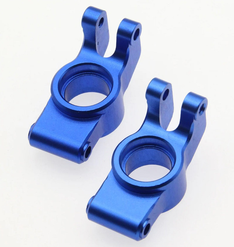 Aluminum Rear Hubs, Blue, for Arrma Grom