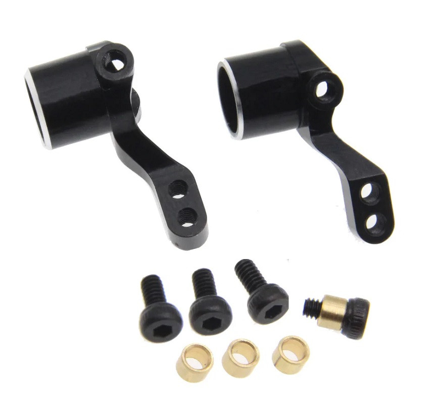 Power Hobby Aluminum Knuckle Arm, Black, for Kyosho Mini-Z MB-010 PHB6521