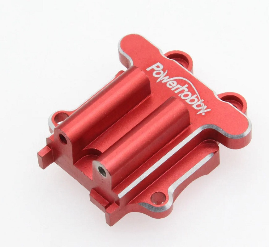Power Hobby Aluminum Front Gear Box, Red, for Arrma Grom PHB6565RED