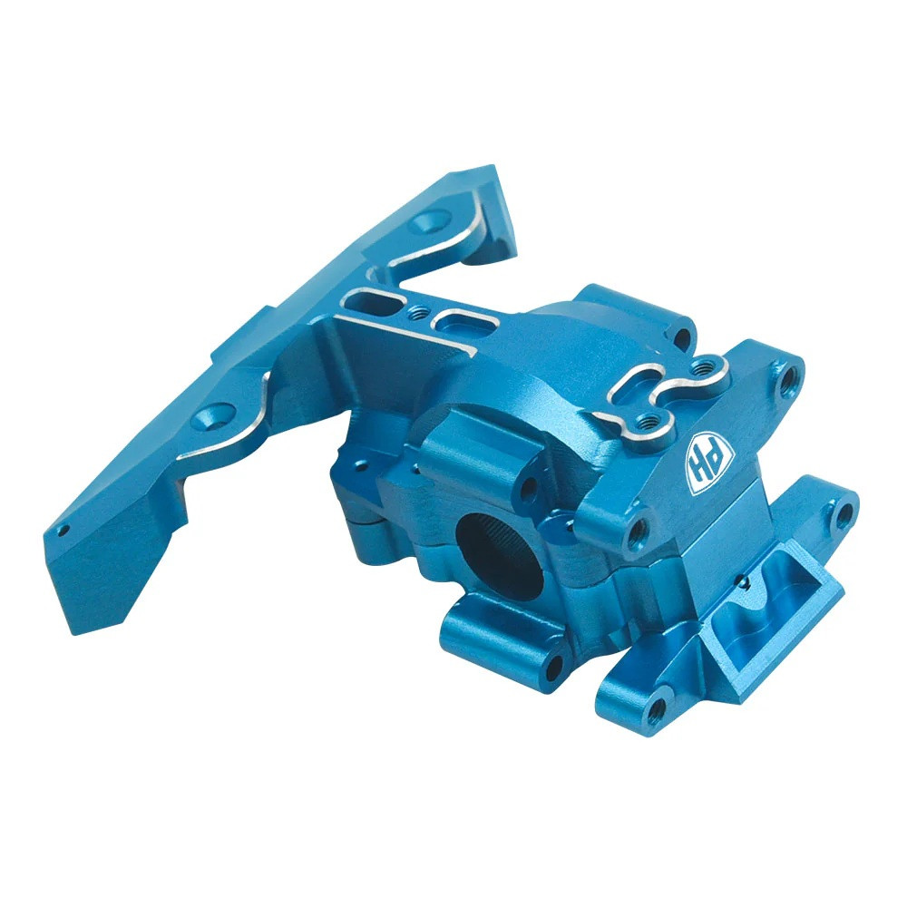 7075 Aluminum Rear Gearbox Blue, for Traxxas Mini Maxx