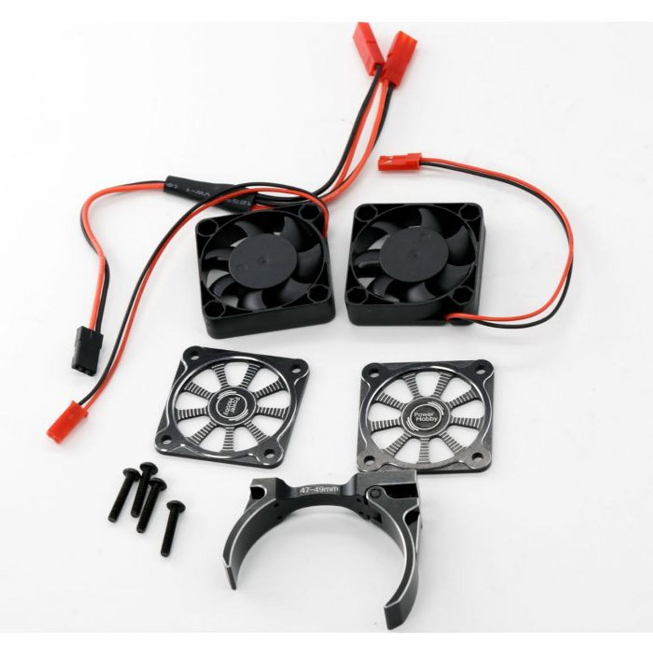 1/8 Aluminum Heatsink 40mm Dual High Speed Cooling Fans 1/8 Aluminum Heatsink 40mm Dual High Speed Cooling Fans