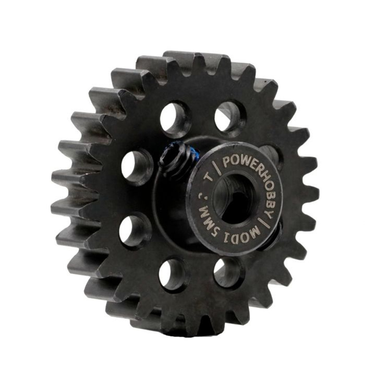 Hardened Steel 22T Mod1 5mm Pinion Gear with 2 Grub Screws Hardened Steel 22T Mod1 5mm Pinion Gear with 2 Grub Screws