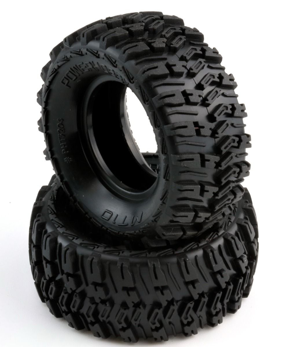 Power Hobby MT10 1.0" Micro Crawler Tires 1/24 Axial SCX24 C10 Jeep PHBPHT3204