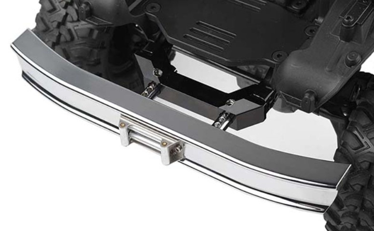 Retro Aluminum Front Bumper for Traxxas TRX-4 2021 Ford Br Retro Aluminum Front Bumper for Traxxas TRX-4 2021 Ford Br