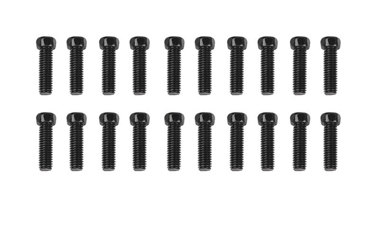 Scale Hex Head Bolts (M3x10mm) (Black) Scale Hex Head Bolts (M3x10mm) (Black)