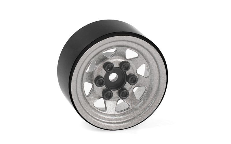 RC4WD Stamped Steel 1.0" Stock Beadlock Wheels (Plain) RC4ZW0345