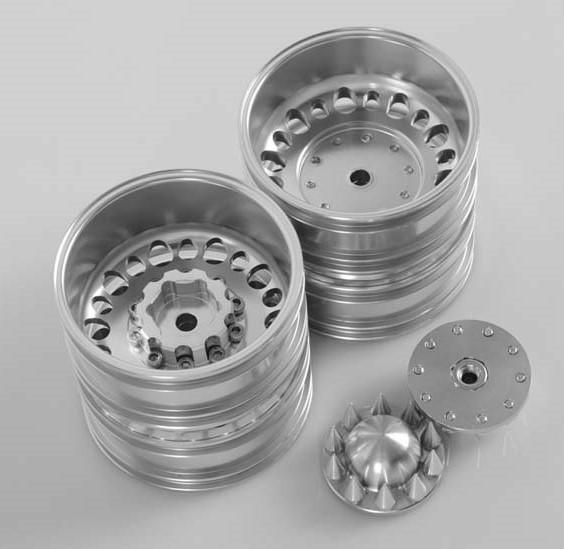 RC4WD Chaos Semi Truck Rear Wheels w/ Spiked Caps RC4ZW0153