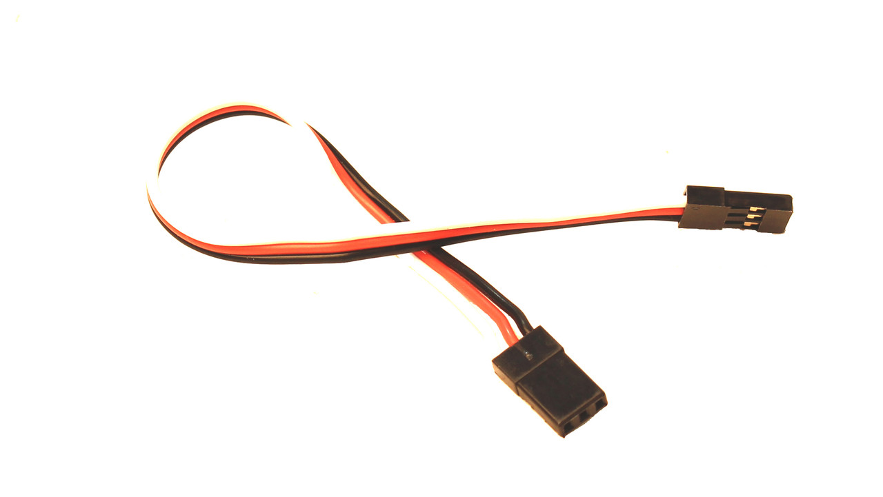 Racers Edge 6" (152mm) universal extension lead 22AWG -Male RCE1651