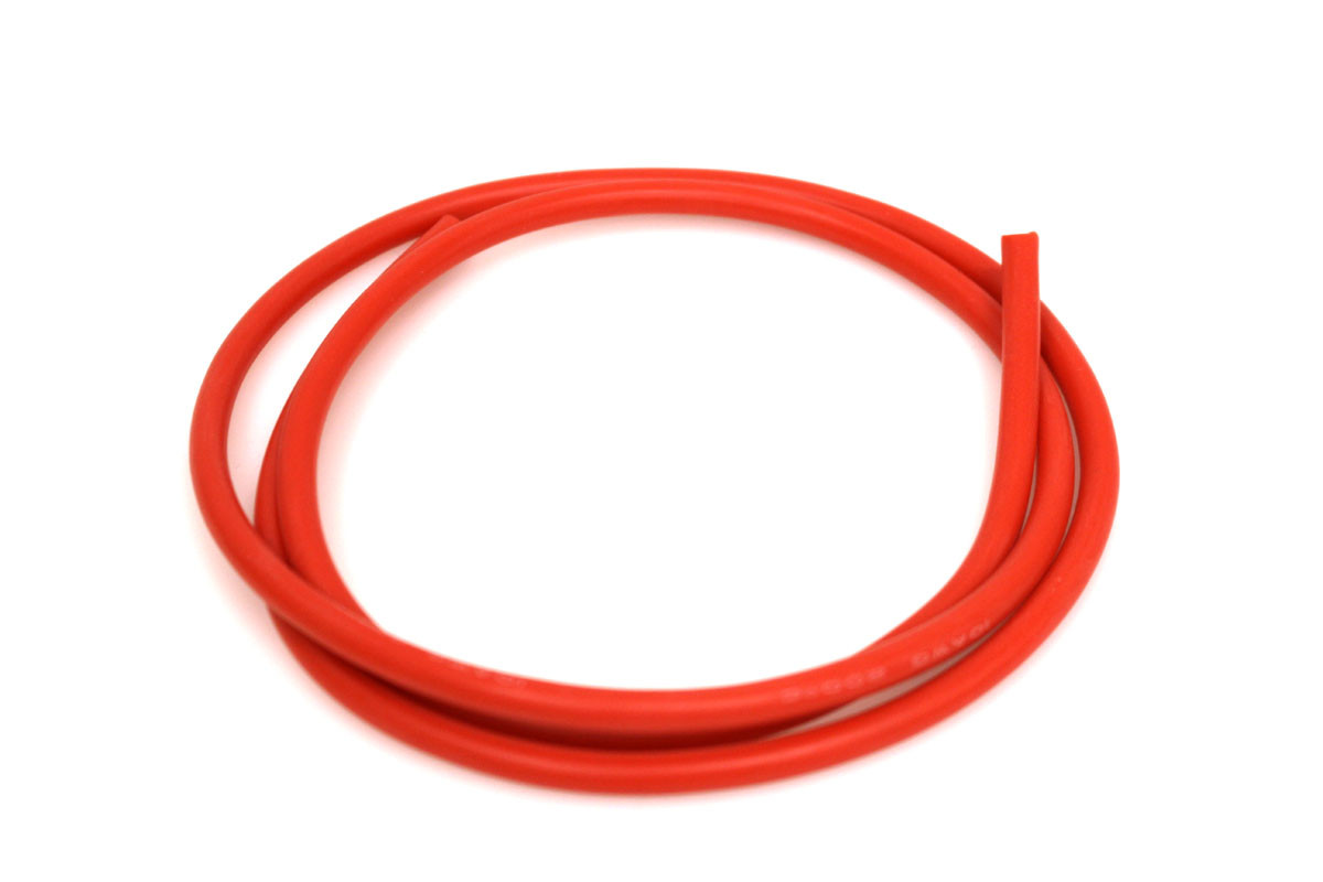 Racers Edge 10 Gauge Silicone Wire, 3' Red RCE1213