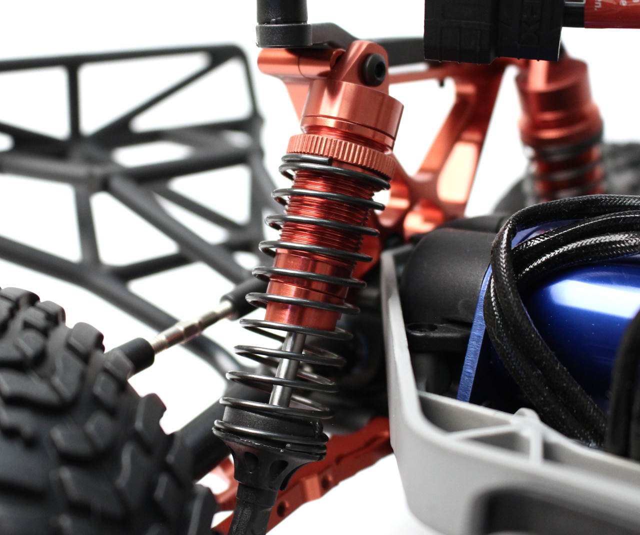 Racers Edge Slash 2/4WD Aluminum Rear Shock (pr) - Red RCE1850R