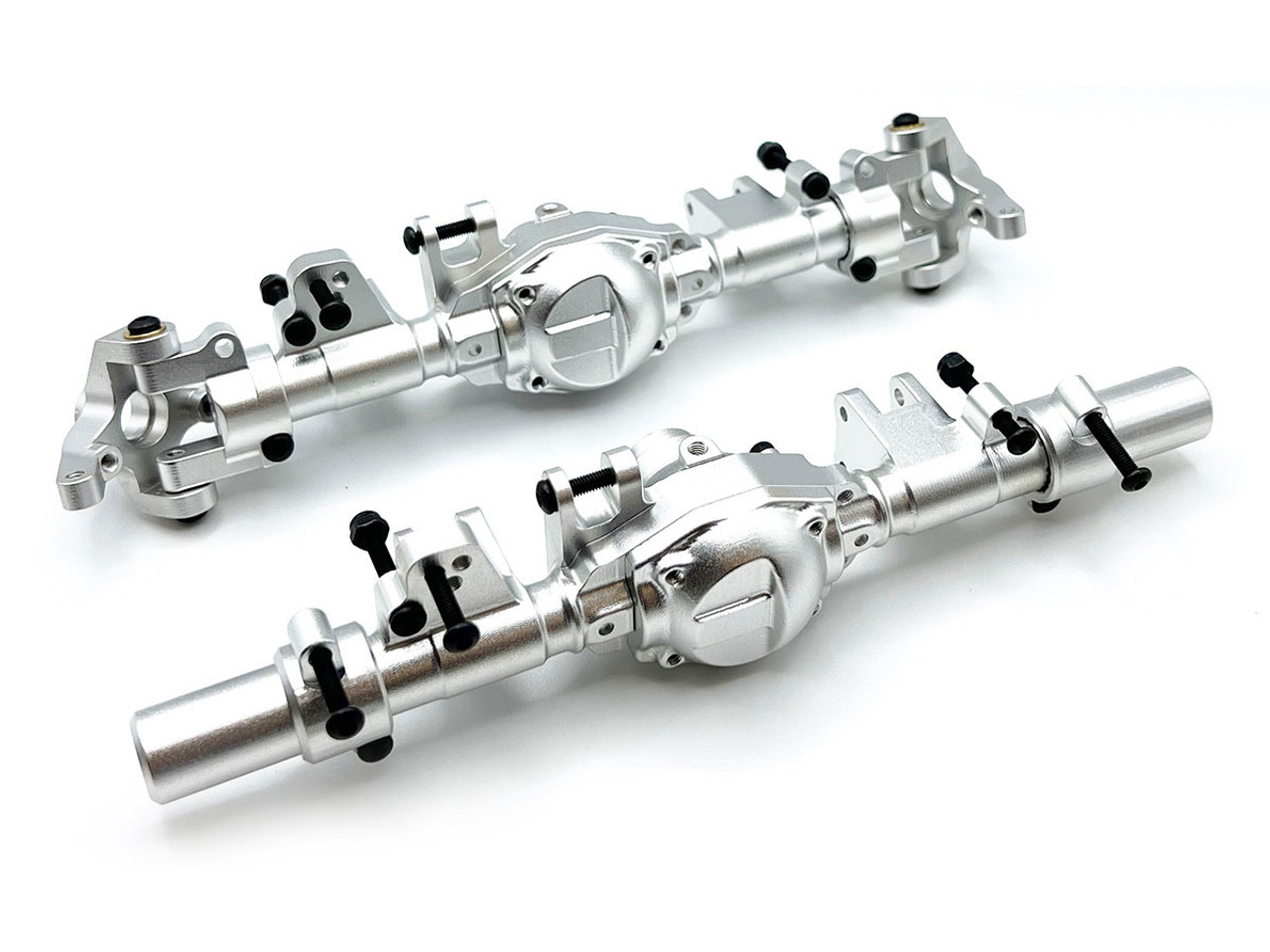 Silver Aluminum Axle Housing Set, Front & Rear for CEN F450 Silver Aluminum Axle Housing Set, Front & Rear for CEN F450