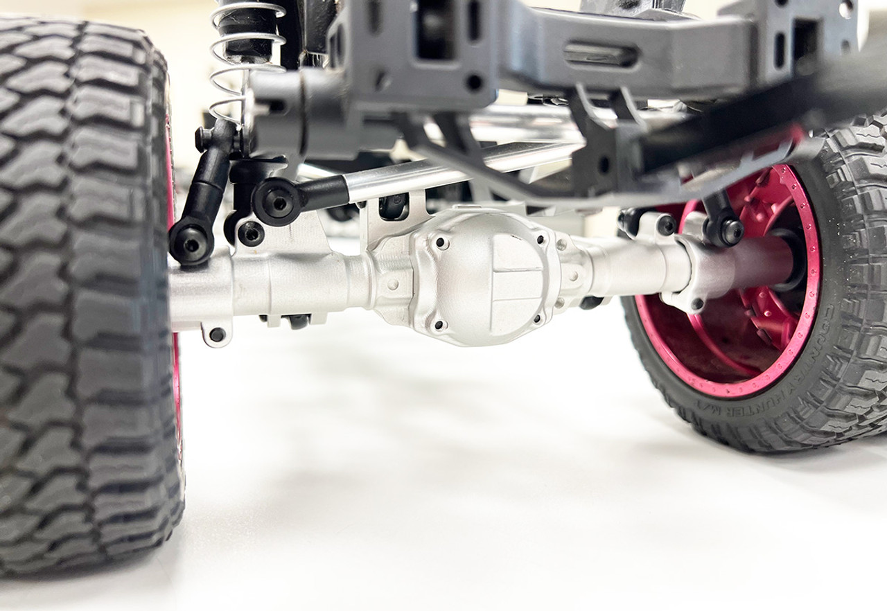 Silver Aluminum Axle Housing Set, Front & Rear for CEN F450 Silver Aluminum Axle Housing Set, Front & Rear for CEN F450