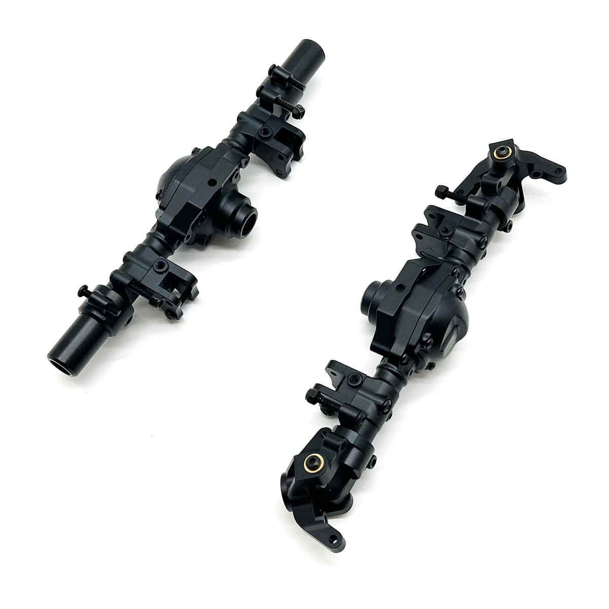 Racers Edge Black Aluminum Axle Housing Set Front & Rear, for CEN Ford RCE1971BK