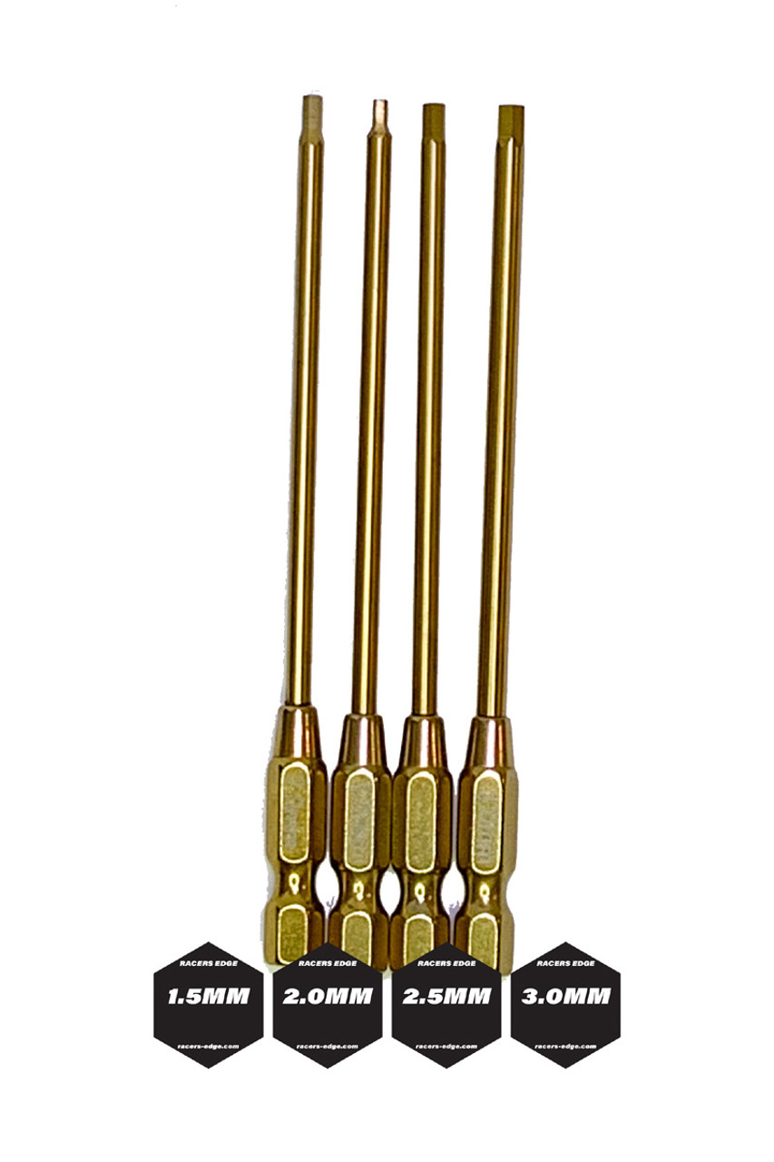 Titanium Allen Wrench Tips, Power Tool Replacements (4pcs) Titanium Allen Wrench Tips, Power Tool Replacements (4pcs)