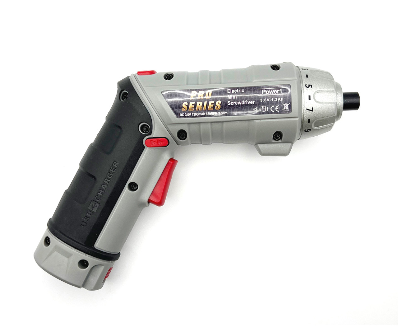 Cordless Drill with Clutch & Metric Tip Set Cordless Drill with Clutch & Metric Tip Set