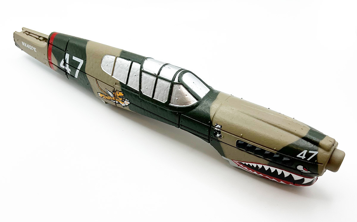 Rage R/C Fuselage with Motor & Gearbox; P-40 RGRA1342