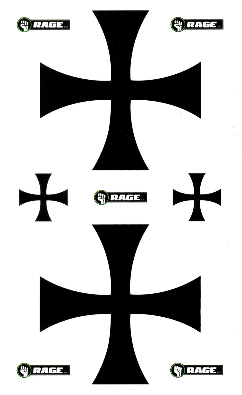 Rage R/C Decal Set; Vintage Stick RGRA1223