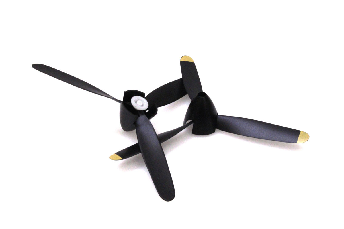 Rage R/C 3-Blade Propeller & Spinner Set (2); Spitfire RGRA1329