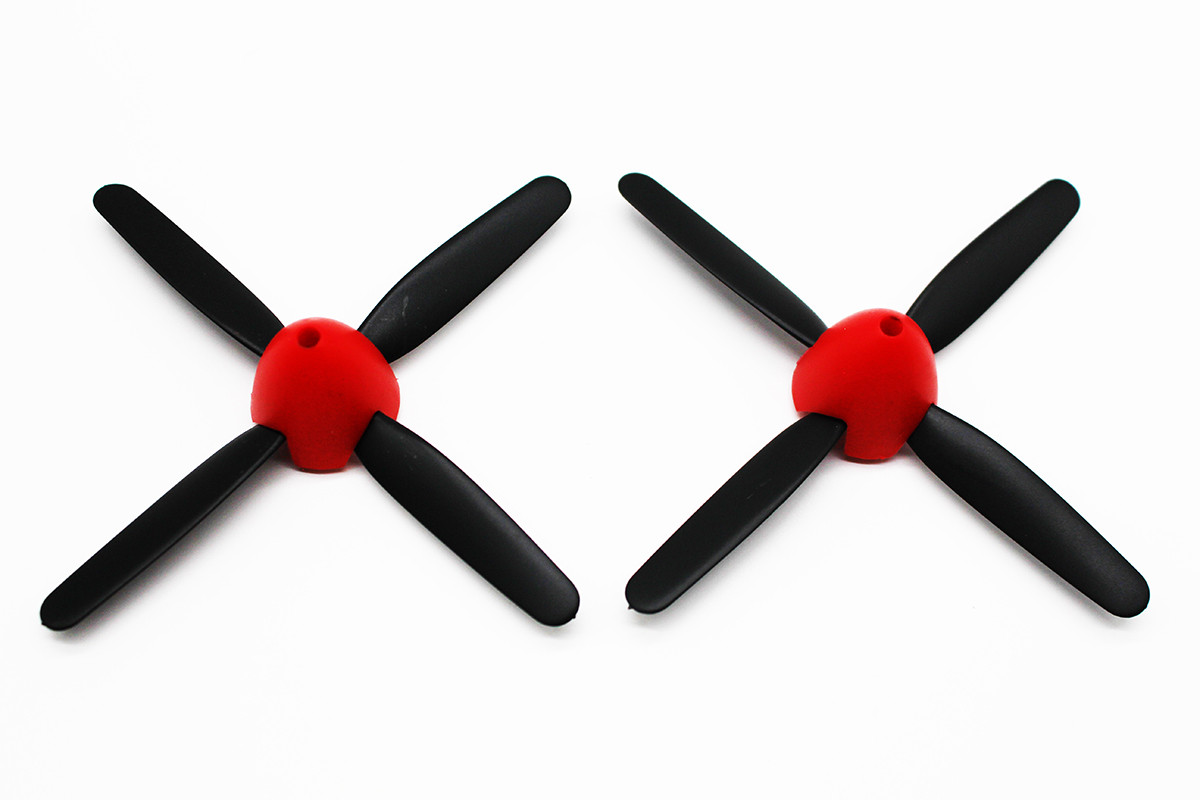 Rage R/C 4-Blade Prop & Spinner - Prop Saver Version (2); P-51D BL RGRA1625