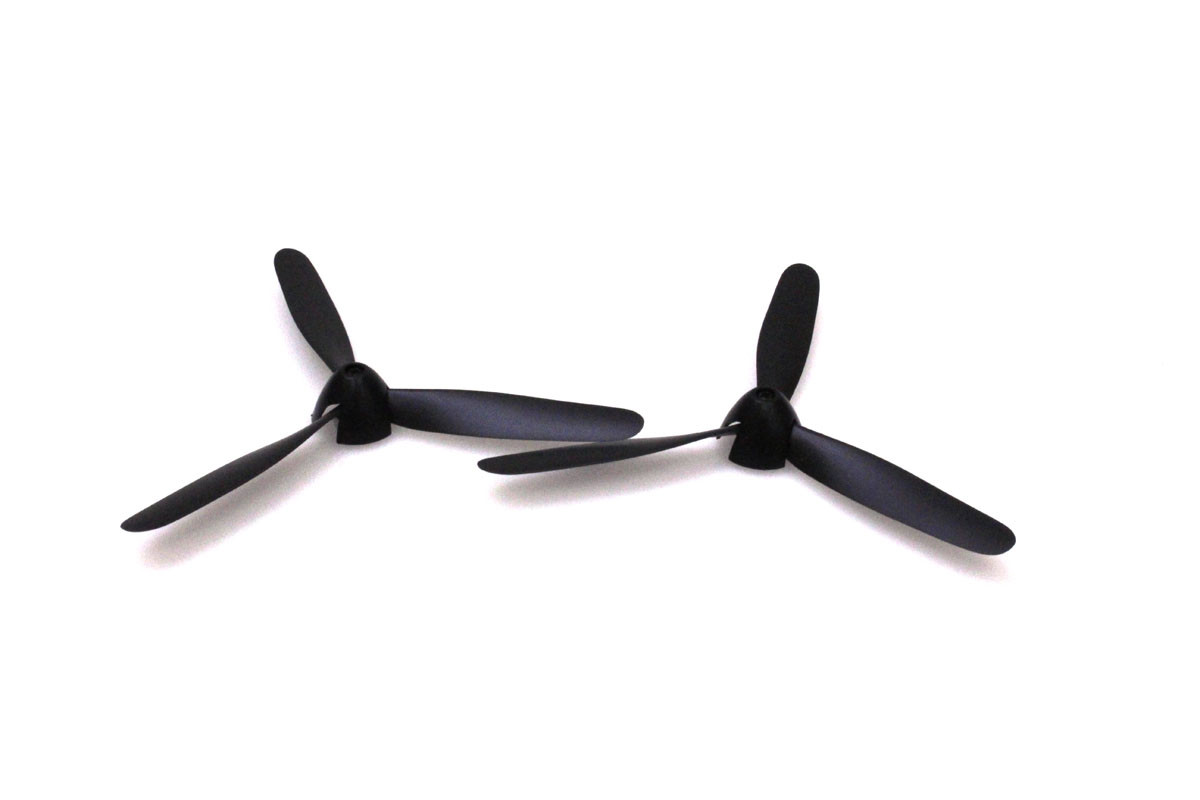 Rage R/C 3-Blade Propeller & Spinner Set (2); Bf 109 RGRA1337