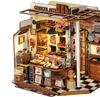 Robotime Henry's Chocolate, DIY Miniature House ROEDG174