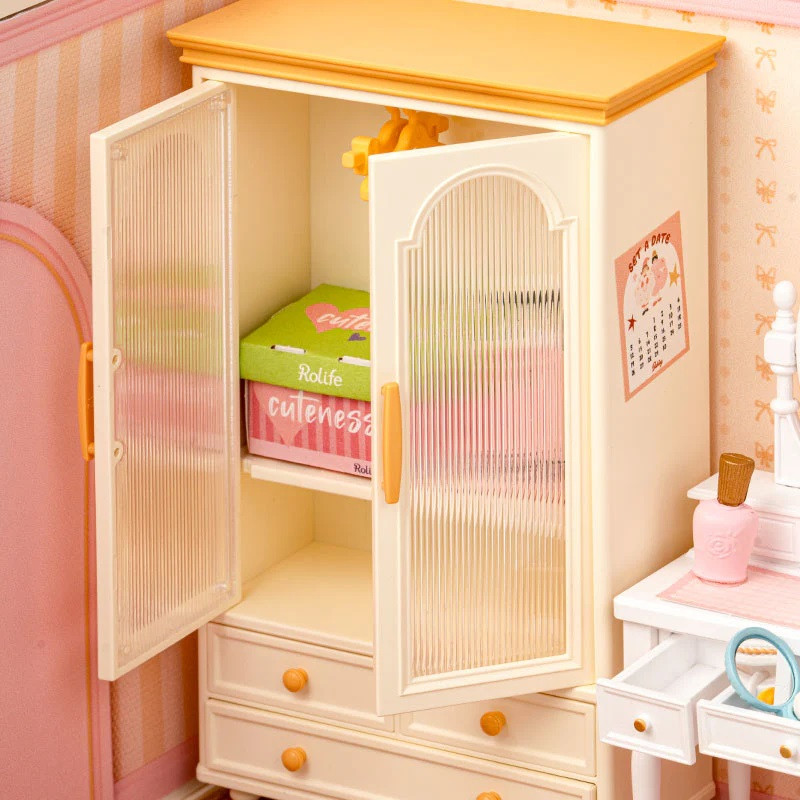 Lovely Pink Bedroom DIY Miniature House