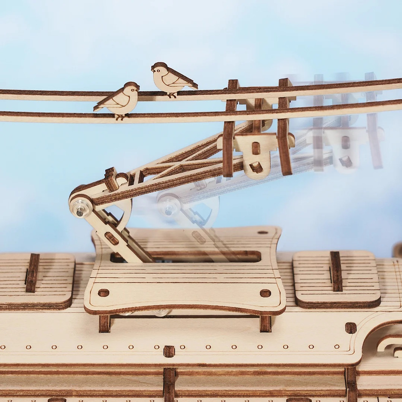 Classic City Tram 3D Wooden Puzzle Classic City Tram 3D Wooden Puzzle