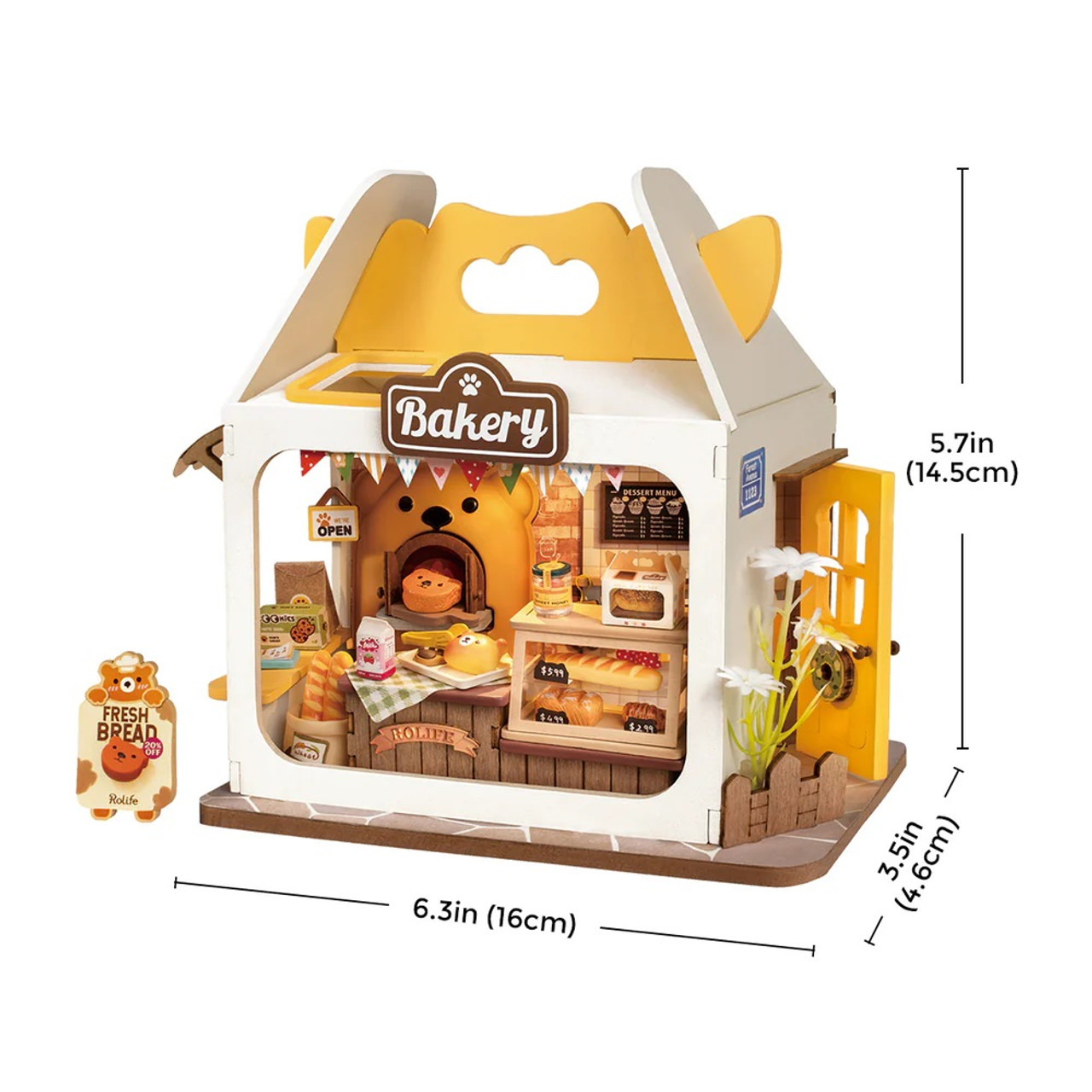 Teddy's Breadbox Shop DIY Miniature House Kit Teddy's Breadbox Shop DIY Miniature House Kit