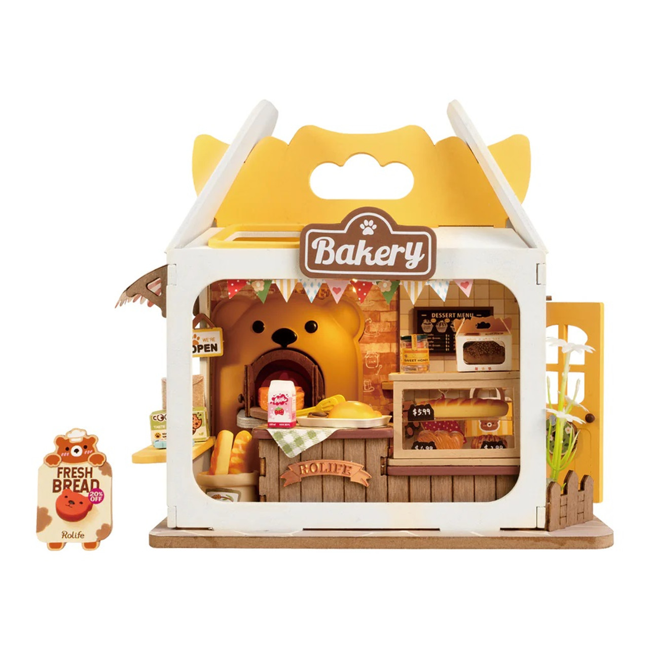 Teddy's Breadbox Shop DIY Miniature House Kit Teddy's Breadbox Shop DIY Miniature House Kit