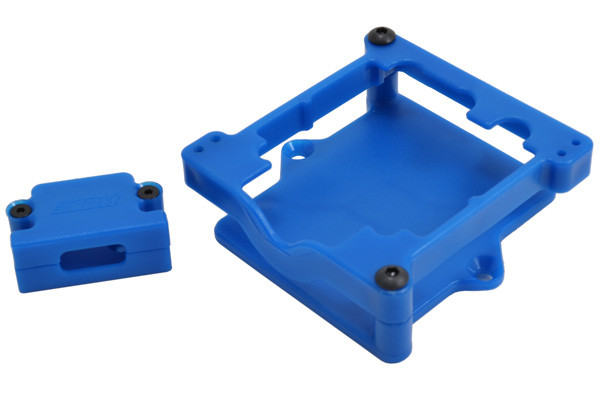 RPM R/C Products ESC CAGE FOR THE CASTLE SIDEWINDER 3 & SCT ESC'S -BLUE RPM73275
