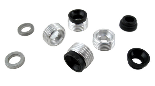 RPM R/C Products PILLOW BALL SETSCREWS 7 BUSHING CAPS T/E-MAXX & RP M C RPM80010