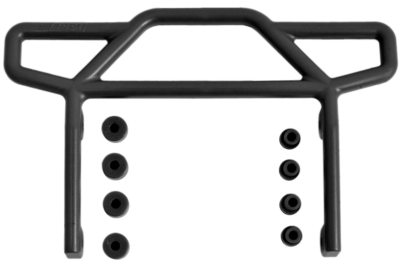 RPM R/C Products Rear Bumper for the Traxxas Electric Rustler - Black RPM70812