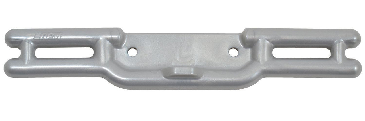 RPM R/C Products Rear Bumper, Silver, for Traxxas Revo RPM80486